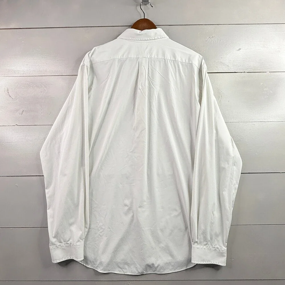 Ralph Lauren Shirt Mens XXL White Performance Classic Fit Button Down
